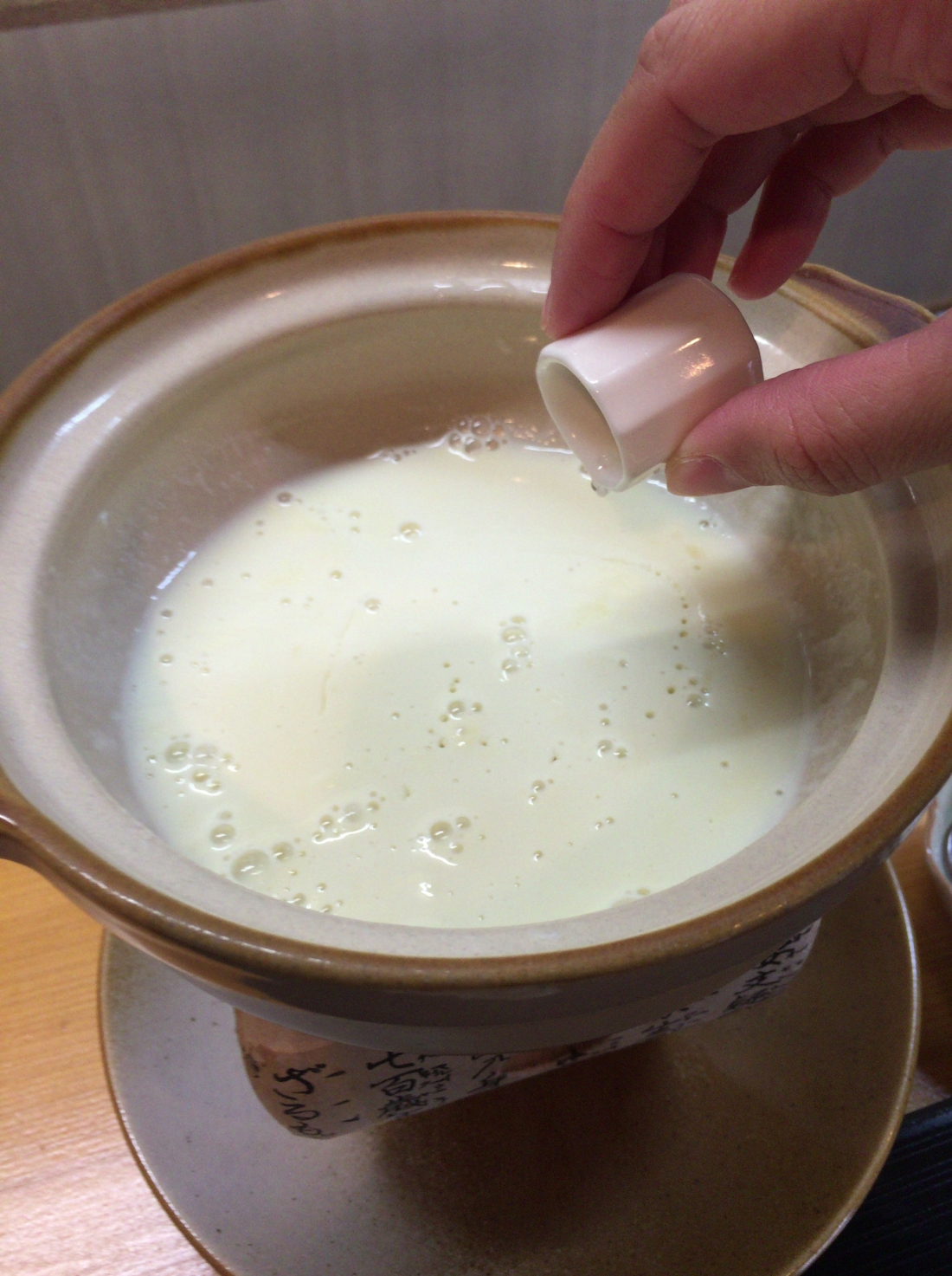 製作豆腐的過程
