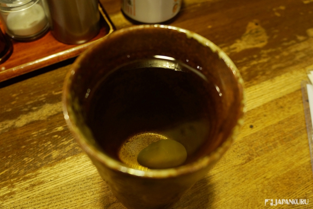 加热水的梅酒 450日元