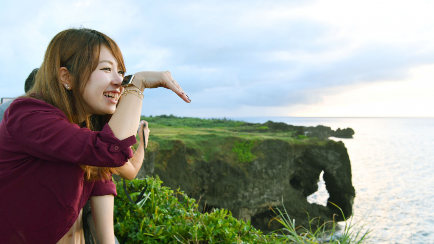 A Famous Elephant in Okinawa!?? Cape Manzamo!!