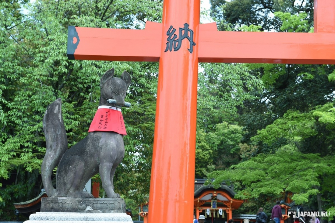 Le kitsune, emblème d'Inari