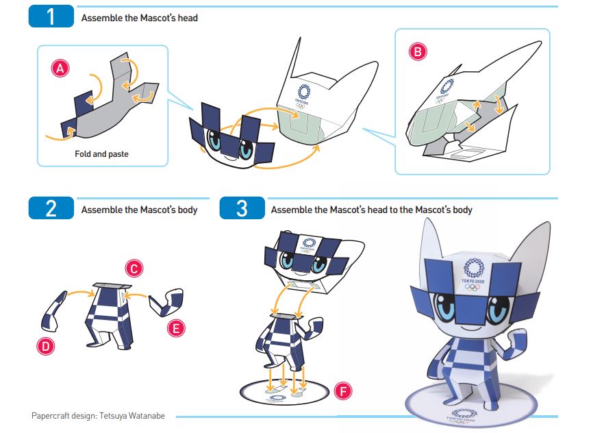 Stay Home Craft Your Own Tokyo 2020 Olympic Mascots A Little Japanese Quarantine Fun Part 3 Japankuru Japankuru Let S Share Our Japanese Stories