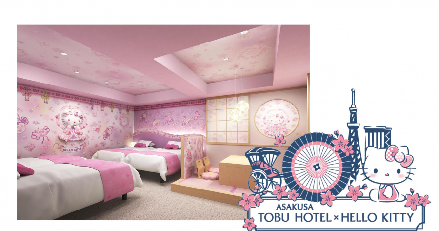 Hello Kitty Themed Hotel Rooms New In Asakusa Tokyo Japankuru Lets Share Our Japanese 