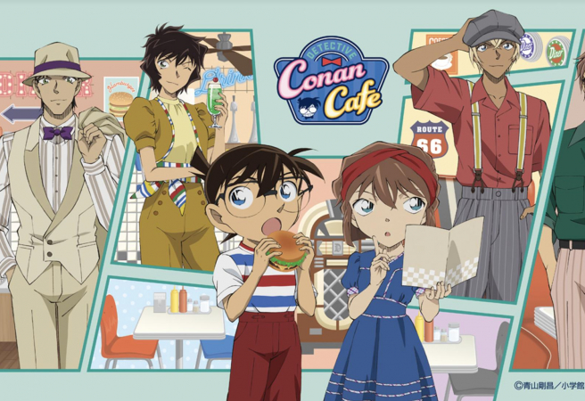 คาเฟ่โคนัน - Detective Conan Cafe (โตเกียว, นาโกย่า, โอซาก้า, ฮอกไกโด)