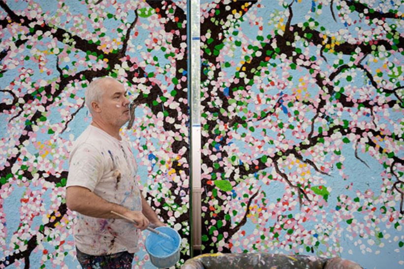 Damien Hirst, Cherry Blossoms (exhibition)