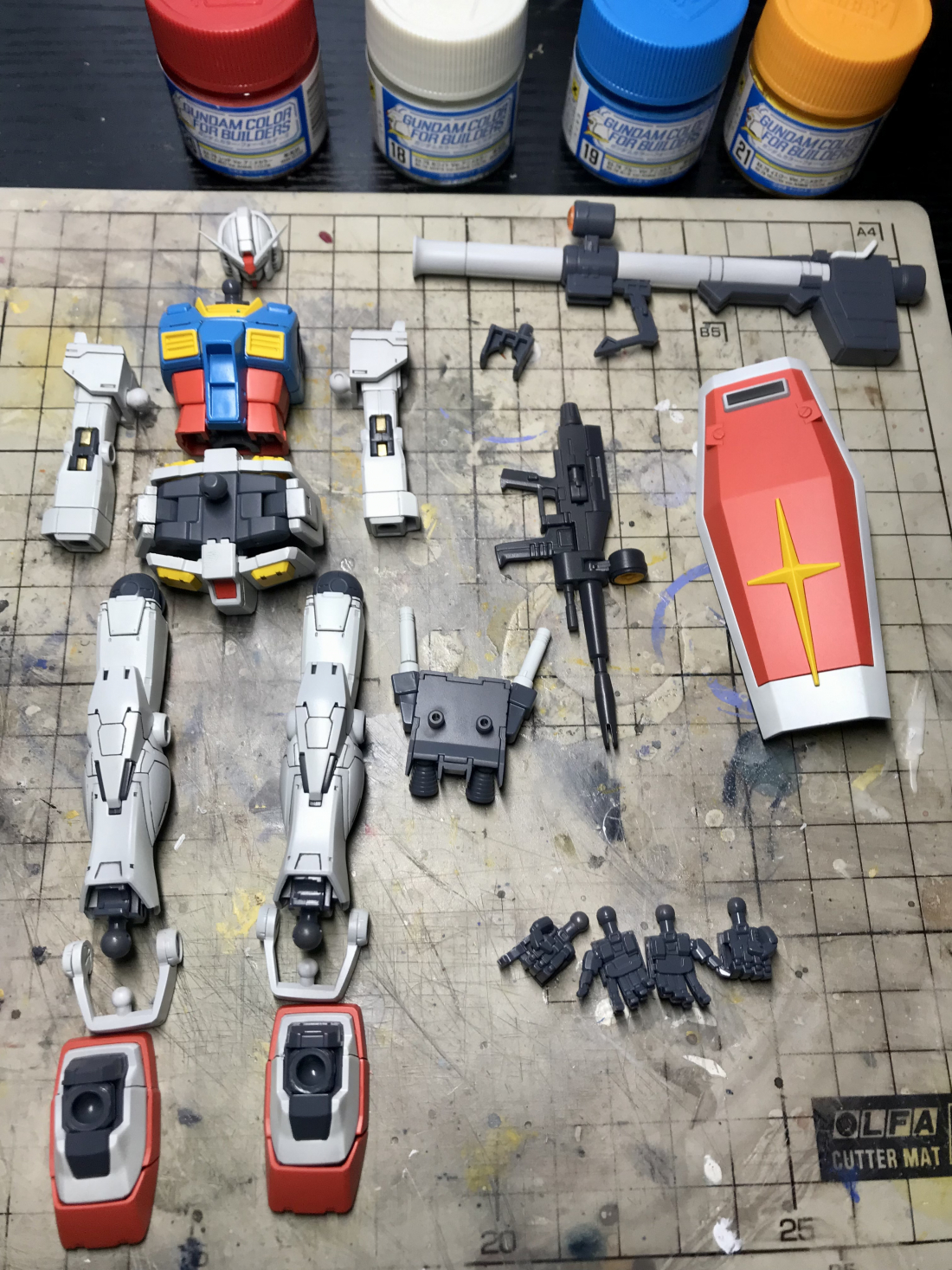 RG Cow Gundam Color Repainting Gunpla – Lyk Repaint