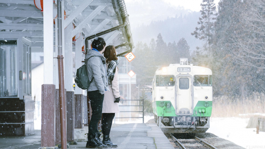 FUKUSHIMA | Embarquez pour un Voyage Romantique sur la Ligne Tadami Jour ①