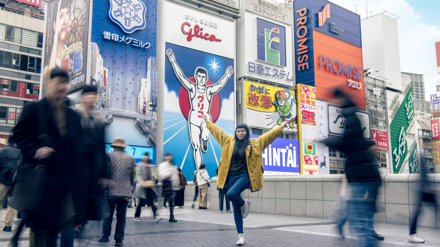 Des lunettes de vue abordables et élégantes au Japon - JINS Shinsaibashi