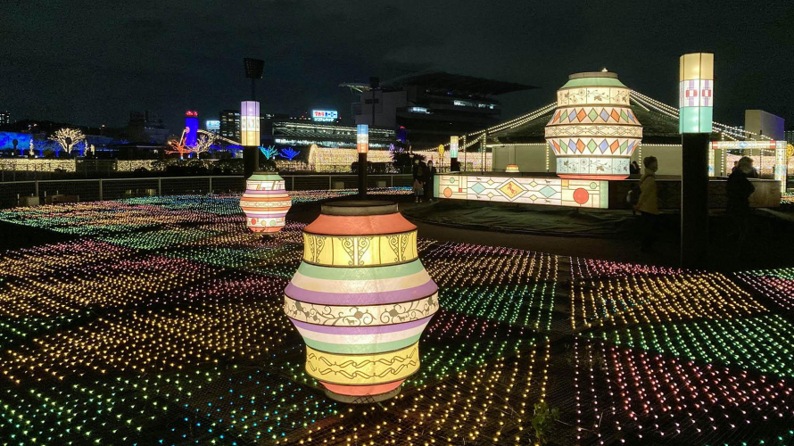 2020東京冬季點燈：大井競馬場TOKYO MEGA Illumination 極光下與馬兒穿越時空