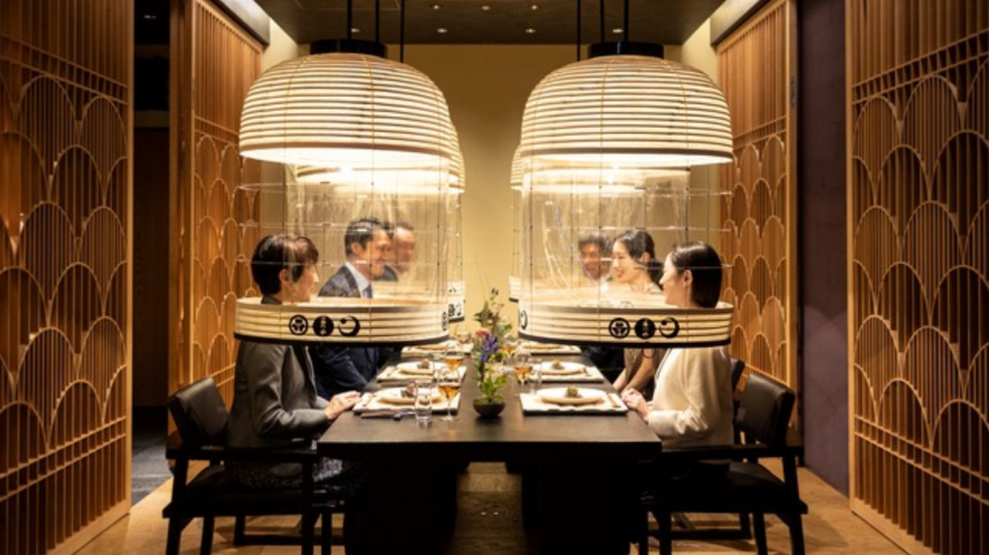 This Tokyo Restaurant Is Making Meals Safe Without Masks by Putting Guests into Lanterns